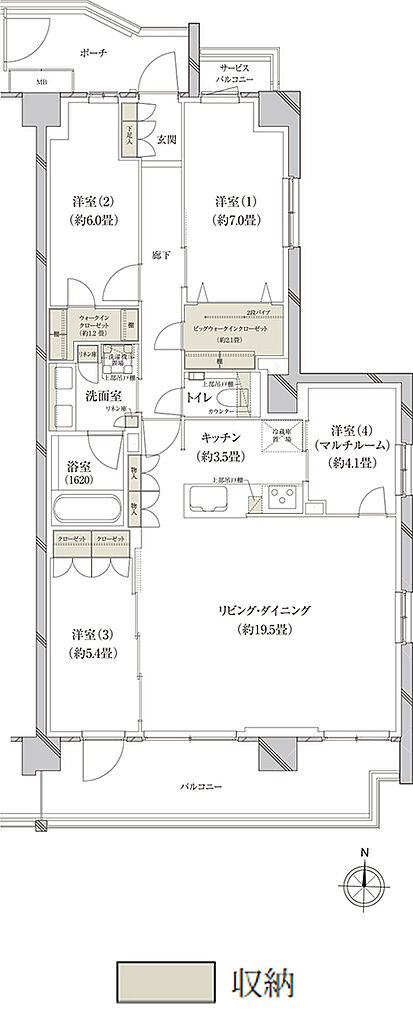 （仮称）上大岡プロジェクト 間取り S-O