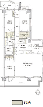（仮称）上大岡プロジェクト 間取り S-O