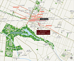 サンウッド吉祥寺南町一丁目 現地案内図