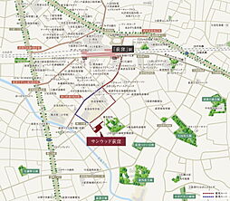 サンウッド荻窪 現地案内図