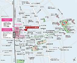 サンクレイドル鴻巣 現地案内図