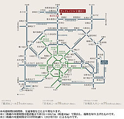 サンクレイドル宇都宮V アクセス図