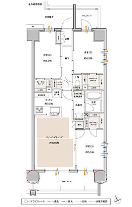サンクレイドル飯能II 間取り F