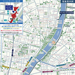 サンクレイドル浅草III モデルルーム案内図