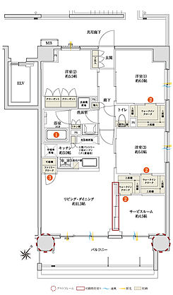 サンクレイドル桶川II 間取り HI