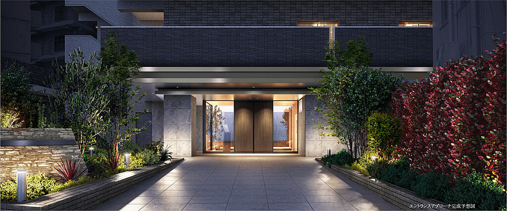 サンクレイドル岸和田春木 エントランスアプローチ完成予想図