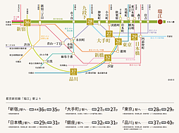 サンクレイドル瑞江 アクセス図