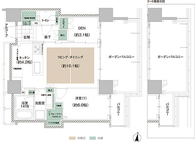 タイプ：【R-I棟】F