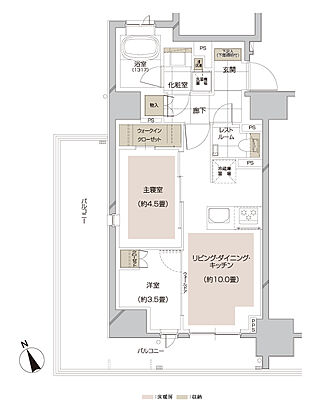 ピアース大井仙台坂Hill Top 間取り C