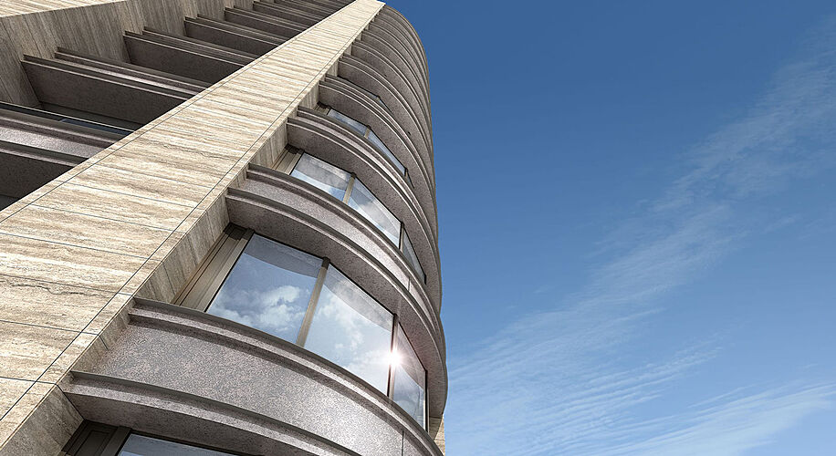 ピアース麻布十番ヴィアーレ 外観完成予想CG