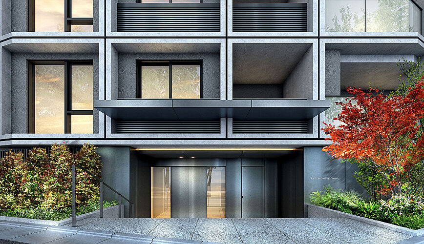 ピアース三軒茶屋テラス 外観完成予想CG