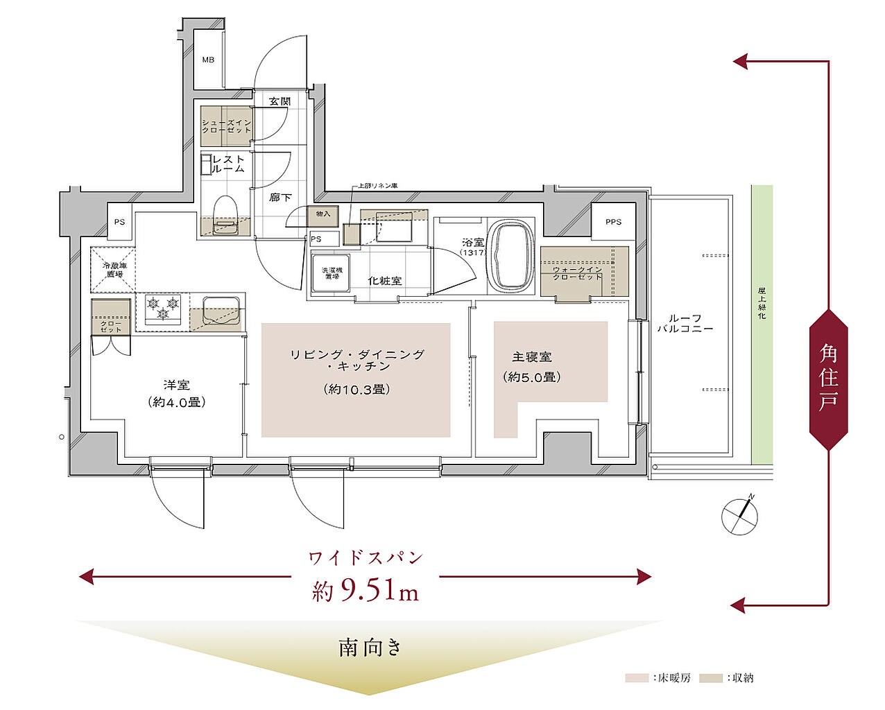 ピアース三軒茶屋テラス 間取り Nr