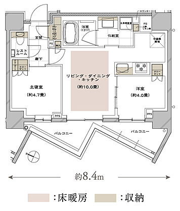 ディアナコート文京白山 間取り E