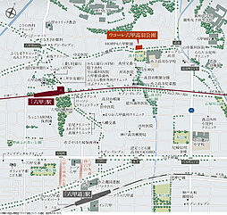 ワコーレ六甲高羽公園 現地案内図