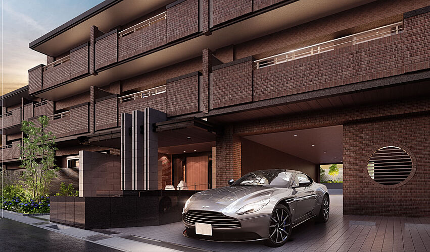 ワコーレ住吉山手 エントランスアプローチ完成予想図