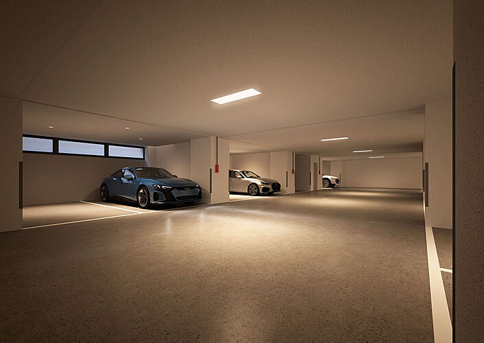 ワコーレ王子公園ミュージアムロード 屋内平面駐車場完成予想図