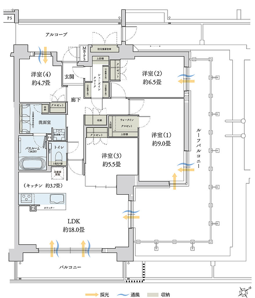 ワコーレ西神中央セレーナ 間取り I