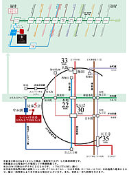 レ・ジェイド南港 アクセス図