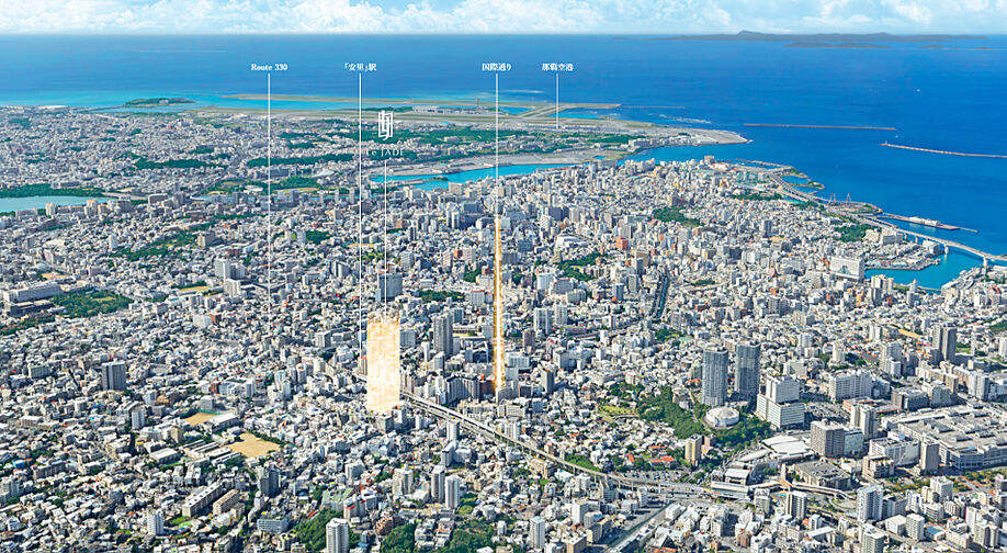 レ・ジェイド 那覇安里駅前 外観