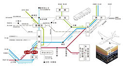 グラサージュ横濱桜木町クロスコア アクセス図