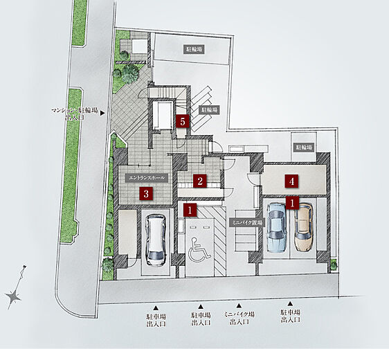 ルフォンリブレ板橋本町 共用部