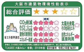 ローレルタワー堺筋本町 大阪市建築物環境性能表示制度