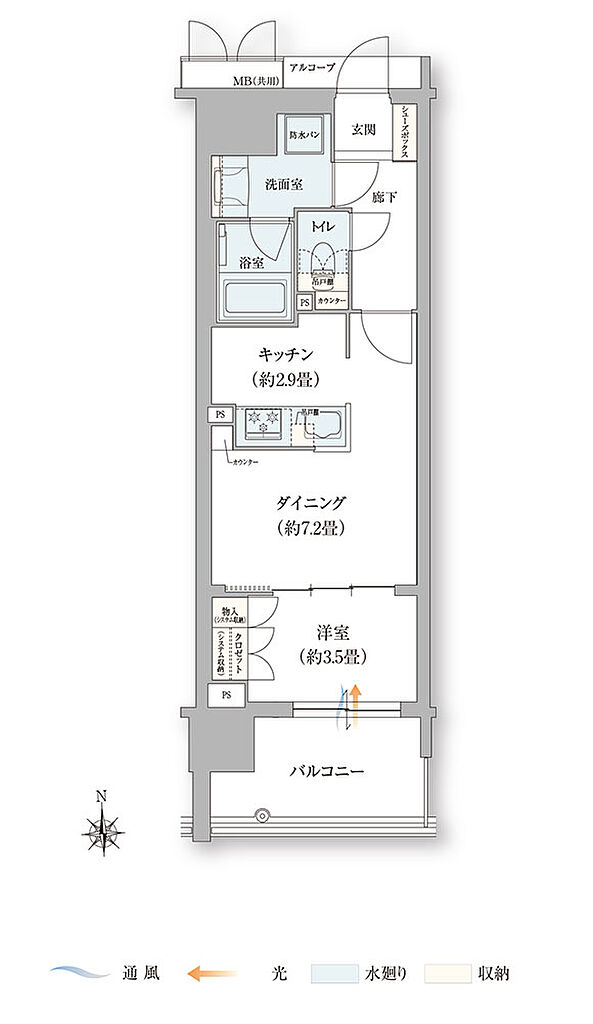 ローレルコート花園ステーションゲート 間取り 【先着順】E