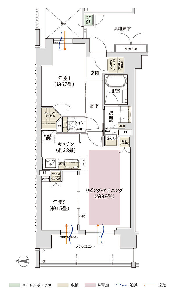 ローレルアイ大和八木 間取り 【先着順】A