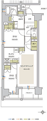 ローレルアイ京都四条大宮 間取り 【再登録】A