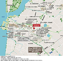 アルファスマート草津新浜町 現地案内図