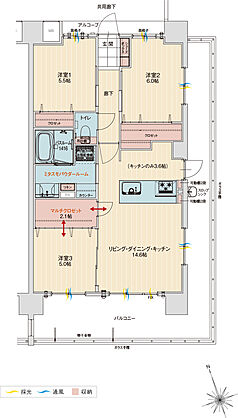 アルファステイツ北谷伊平 間取り I【Menu Plan2】