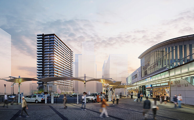 アルファ藤枝駅前ザ・タワー 外観