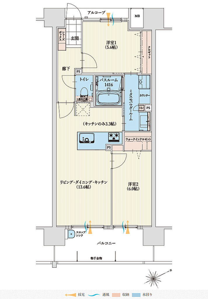 アルファステイツ四日市新正II 間取り D