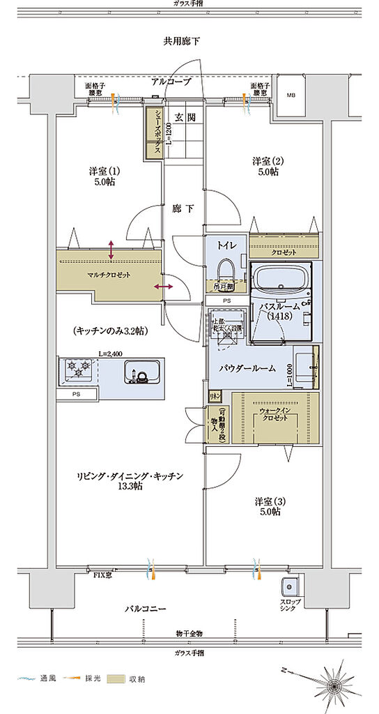 アルファステイツ野芥駅II 間取り D