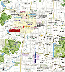 アルファステイツ衣山駅 現地案内図