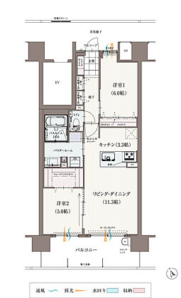 アルファガーデン毛利町II 間取り B