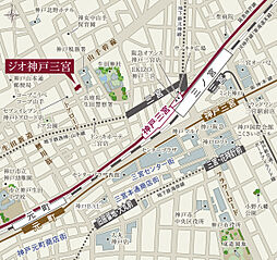 ジオ神戸三宮 現地案内図