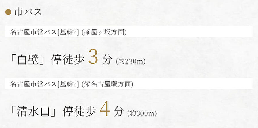 ジオ白壁：交通図
