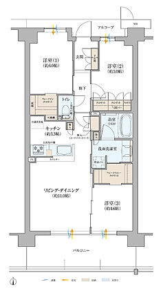 KYOTO COCO CITY 間取り 【FLAG】AG