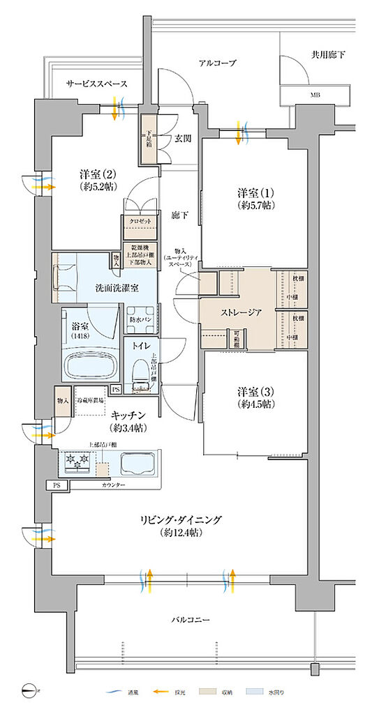 KYOTO COCO CITY 間取り 【FLAG】DA