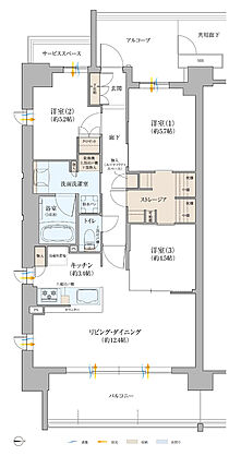 KYOTO COCO CITY 間取り 【FLAG】DA