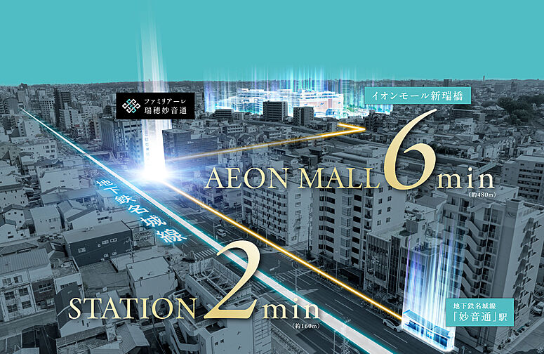 ファミリアーレ瑞穂妙音通 外観