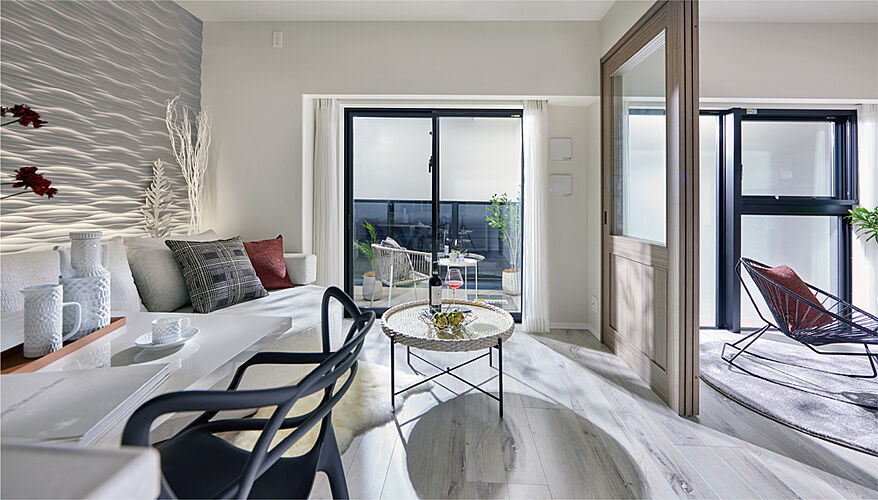 ルピアコート本川越ステーションビュー リビング ダイニング（1LDK+S Gtype）