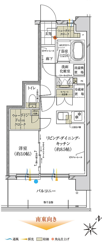 ルピアコート朝霞台 間取り Fc