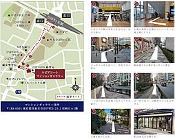 ルピアコート保谷 モデルルーム案内図