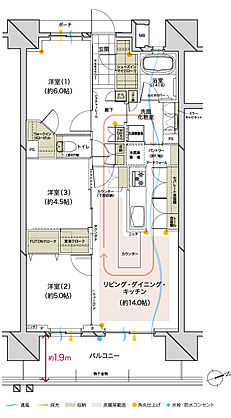 ルピアコート春日部 間取り F