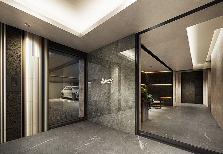 モントーレ室見リバーサイド ラウンジ完成予想CG