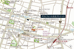 グランフォーレ日吉プレシャス 現地案内図