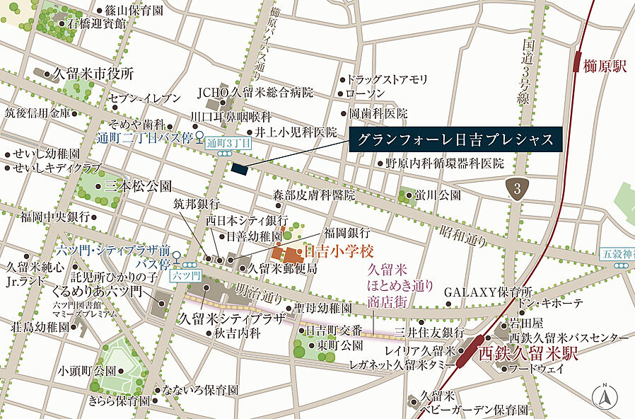 グランフォーレ日吉プレシャス：案内図
