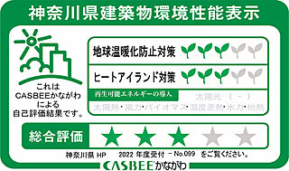 プラネスーペリア古淵 神奈川県建築物環境性能表示